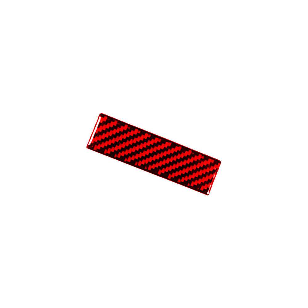 Red Carbon Fiber for Co -pilot Storage Box Handle Cover for Jeep Liberty 2008-2012