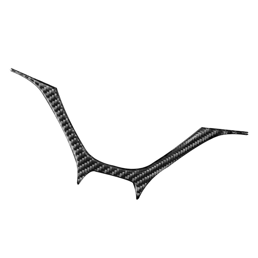 Carbon Fiber Car Steering Wheel Panel Cover Trim Fit for Honda for Civic 9th 2012-15
