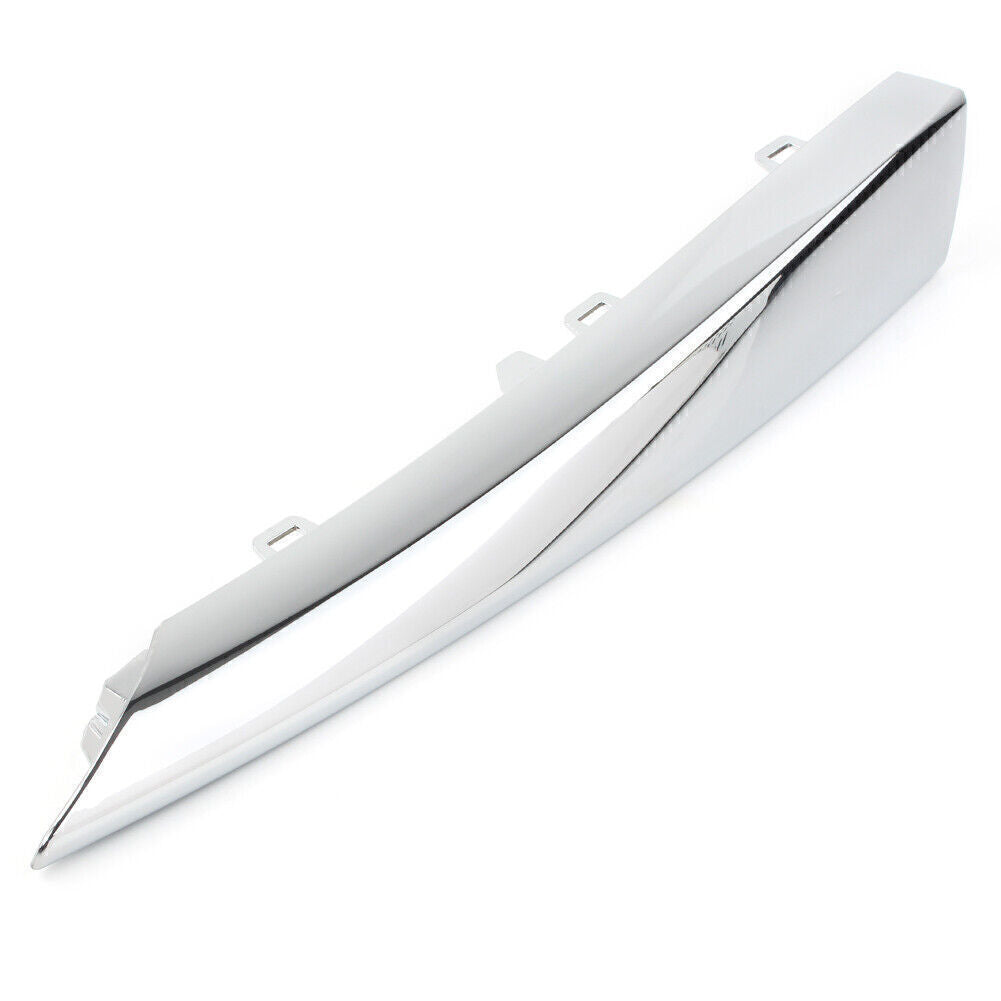 Left Front Side Grille Grill Chrome Molding Trim ABS Fit for Jaguar XF 2012-2015