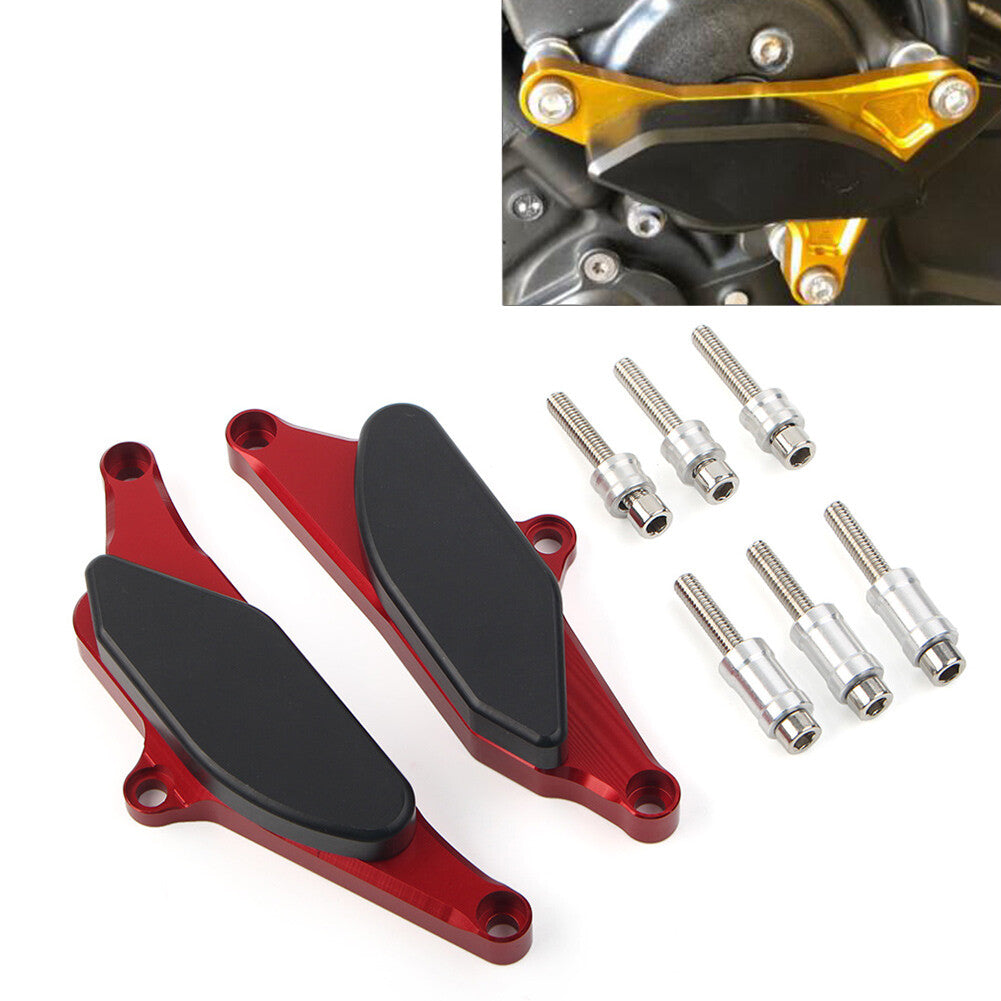 for Yamaha Vmax 1700 09-2018 CNC Engine Slider Frame Crash Protector Pads Guard