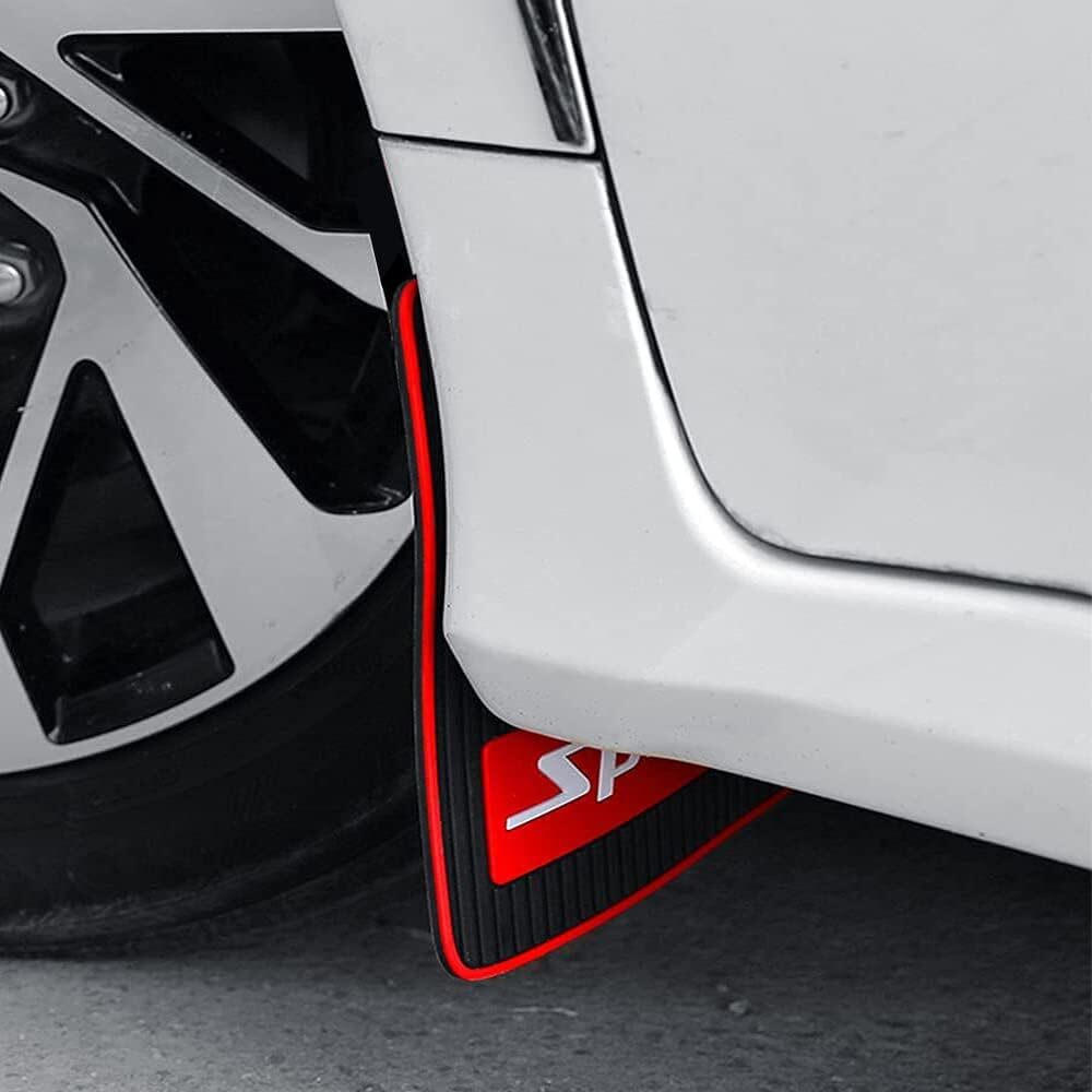 4PCS Car Mud Flaps Splash Guards Universal Auto PVC Mudguard Front Rear Fender