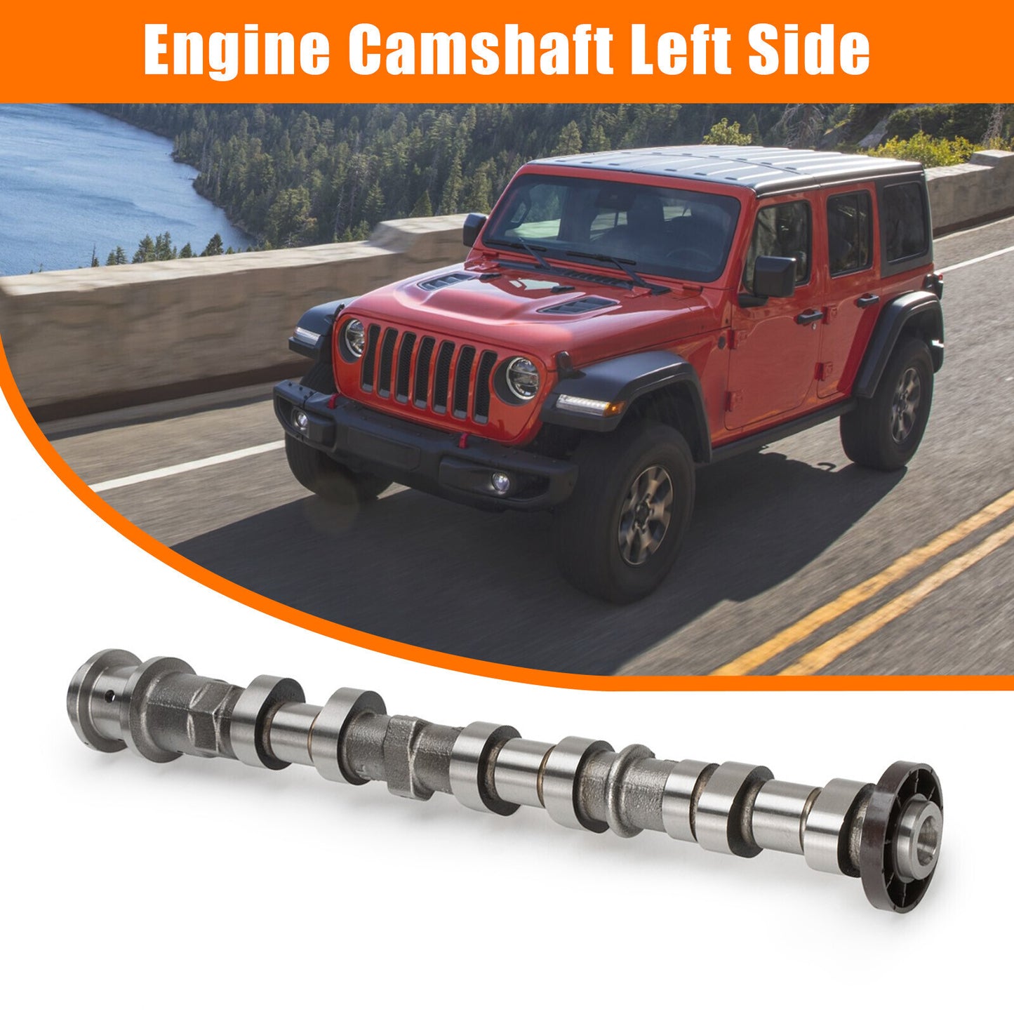 Left Side Exhaust Camshaft for CHRYSLER for DODGE for CHALLENGER for JEEP for RAM New 5184377AE