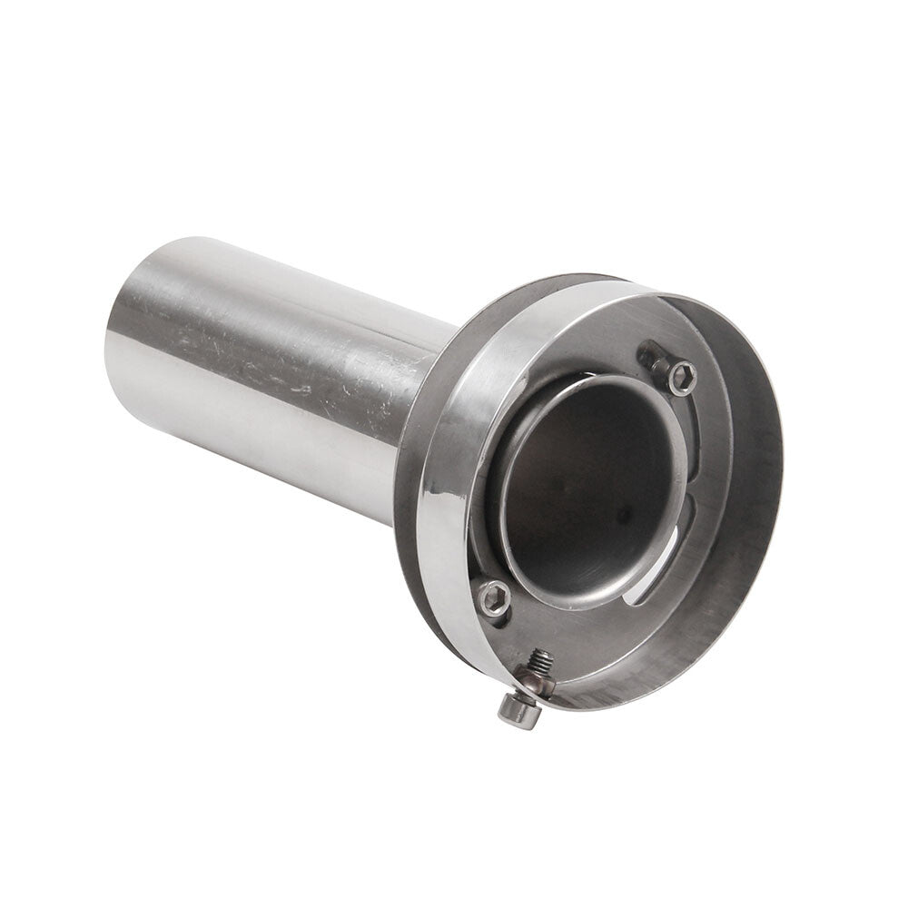 3.5 Adjustable Round Tip Silencer Exhaust Muffler Removable Stainless for Honda