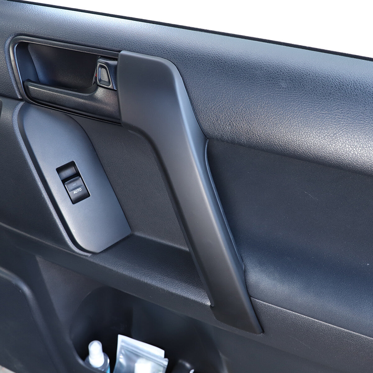 Matte black interior door handle trim suitable for Land Cruiser Prado FJ150 10-18- n