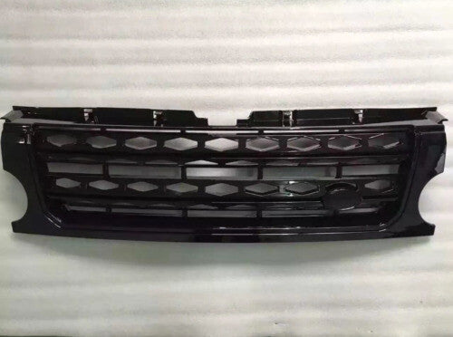 Mesh Grille Grill Front Bumper Center 2010-2016 Black for Land Rover Discovery 4