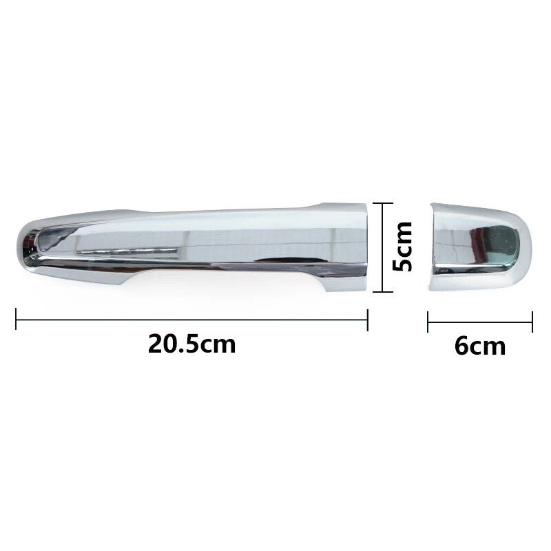 8pcs Exterior Door Handle Cover Trim for MITSUBISHI TRITON L200 ML MN MQ 2005-17