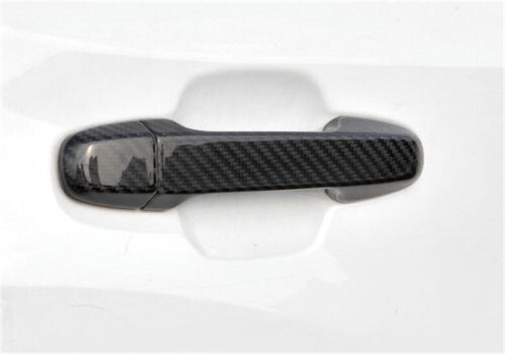 for Subaru Forester /XV 2019-2022 Side Door Handle Panel Cover Real Carbon Fiber