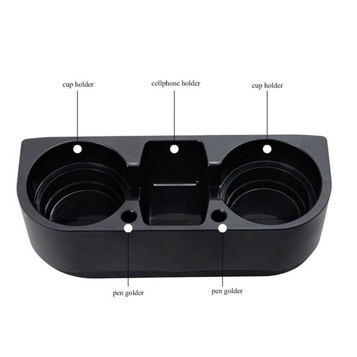 Full New Car Double Cup Holder for Seat Gap Organizer Auto Styling Accessories