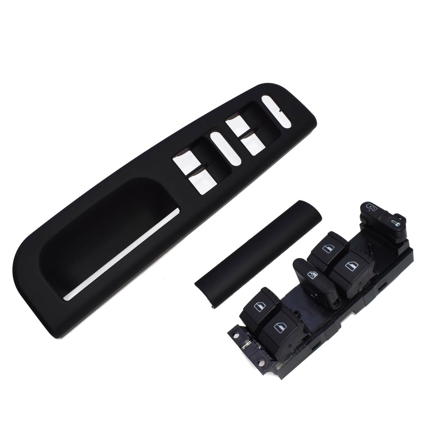 Black window main switch panel bezel handle trim for MK4 for Jetta for Golf Package 3- n