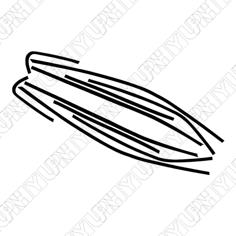 For 18-23 for Toyota for Camry Chrome Delete Blackout Overlay Window Trims Bright Black