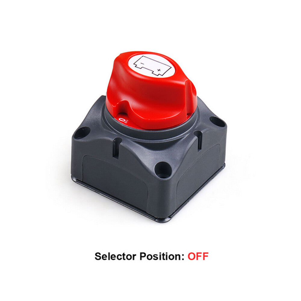 Car for SUV RV Marine Boat 12V Battery Isolator Disconnect Rotary Switch Cut On/Off Q