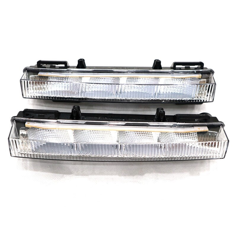 1. Dual front LED daytime running lights for Mercedes-Benz GL AMG 0999068201+0999068101
