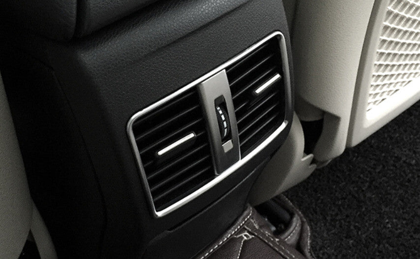2PCS ABS Silver Cover Trim Rear Air Outlet Vent Fit for Benz GLA CLA 2013-2019