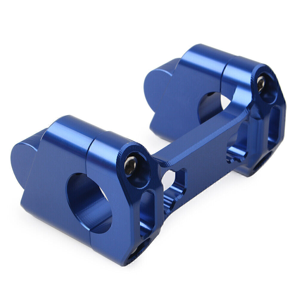 CNC Height Riser Handlebar Clip Adapter Fit for BMW R1200GS LC /Adventure 14-20 Blue