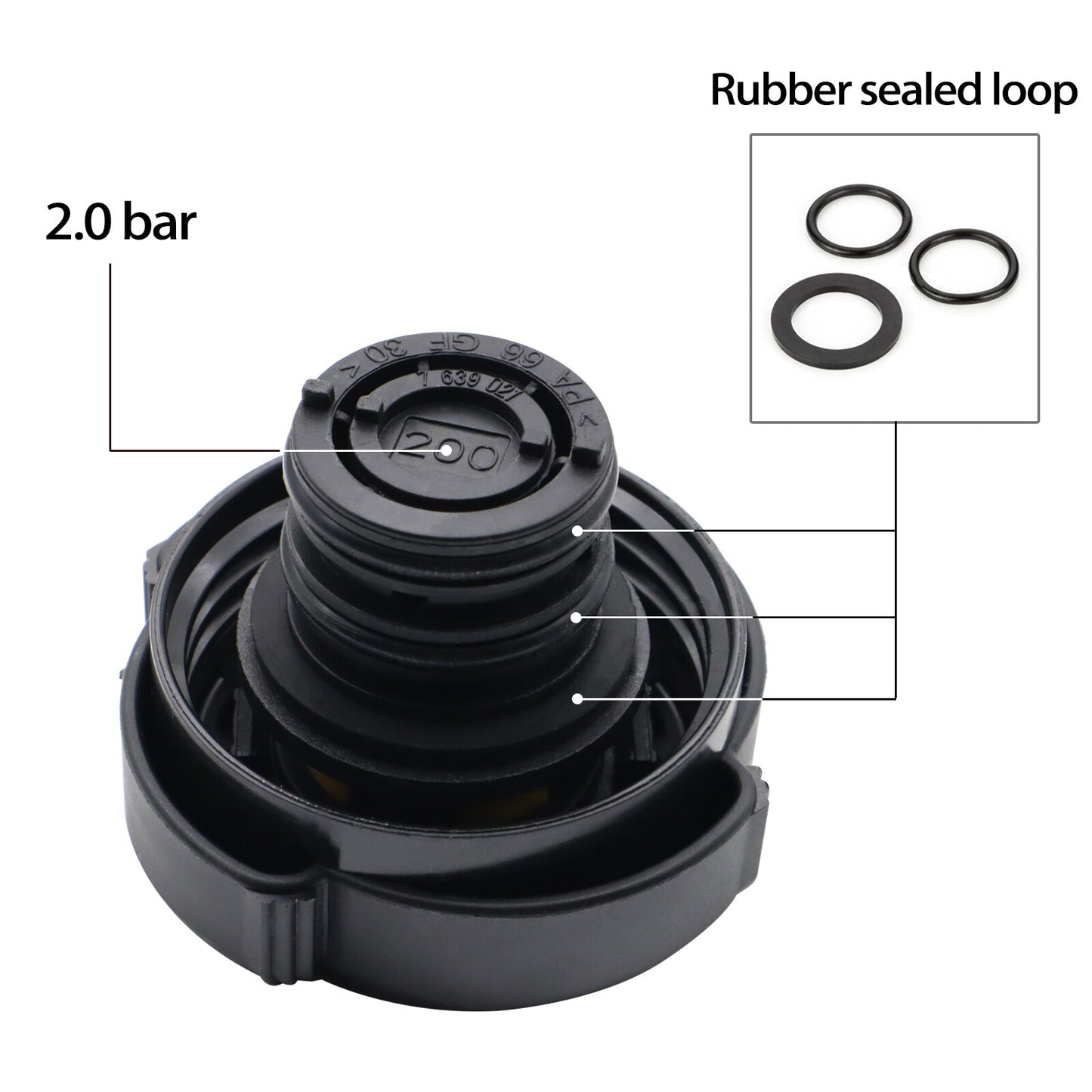 Radiator Pressure Cap 2.0 Bar for BMW E36 E46 E30 E39 E32 Coupe Touring Compact Q