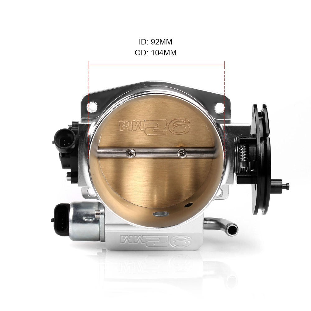 Intake Manifold Throttle Body 92mm Aluminum for LS LS1 LS2 LS3 LS6 Engines Q