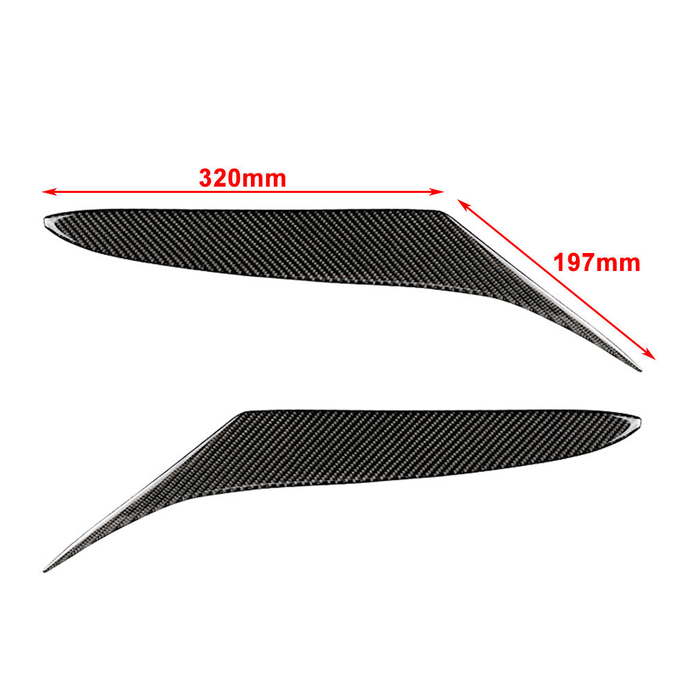 for Mazda RX-8 RX8 04-08 Carbon Fiber Car Headlight Eyebrows Eyelids Cover Trim