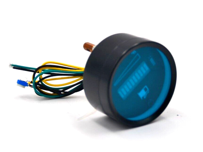 52mm 2 Fuel Level Gauge Car Meter Digital Blue LED Light Automotive General US