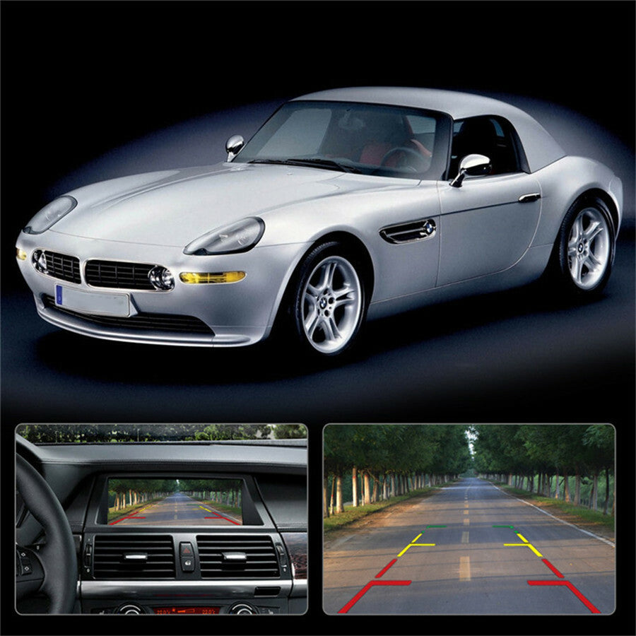 12 LED Car Rear View Backup Camera Reverse Night Vision Waterproof Cam Kit 170o
