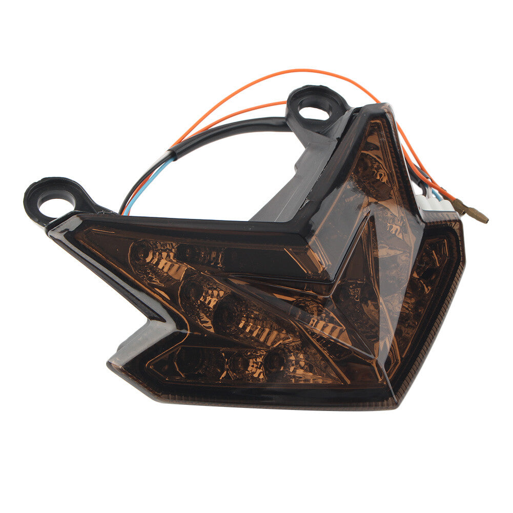 Integrated LED Turn Signal Light Tail Lamp Fit for KAWASAKI Z125 2016-2022 black