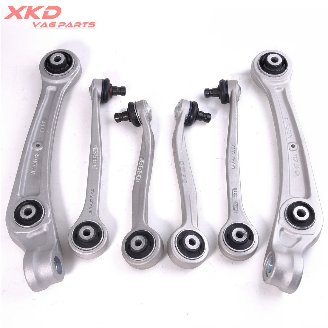 6 Front Upper Control Arm Kit for Audi A4, A5, Q5 8K0407505A 8K0407506A