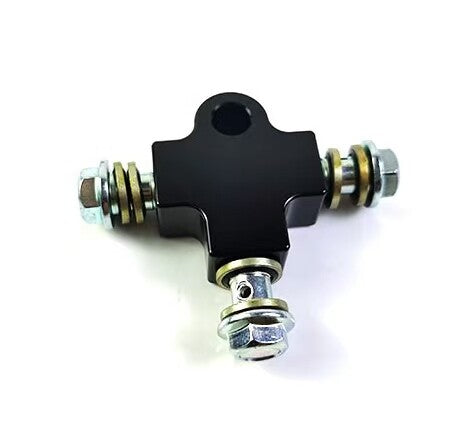 Motorcycle Hydraulic Brake Hose Line-3-Way Tee Connector Adapter-Aluminum-Alloy Q