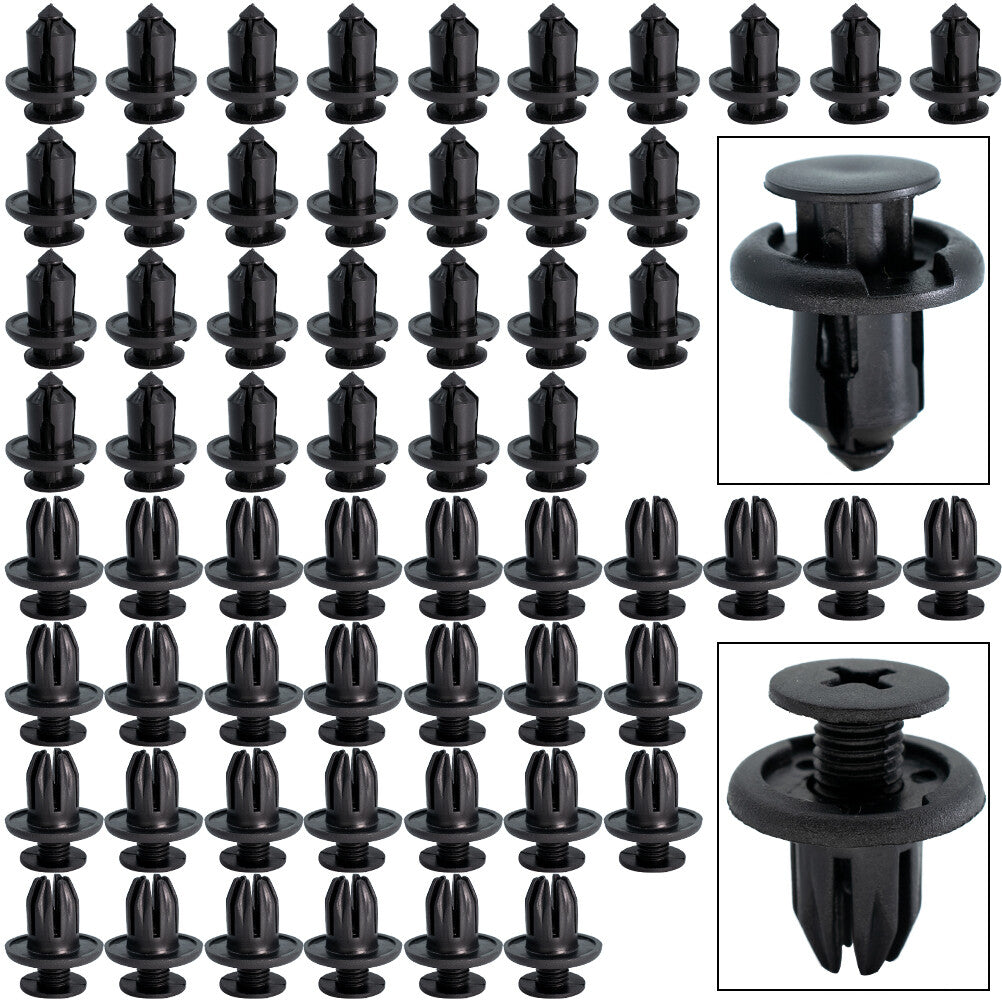 180 x for HONDA for CIVIC ACCORD Trim Panel Clips Bumper Fender Fastener Push Rivets