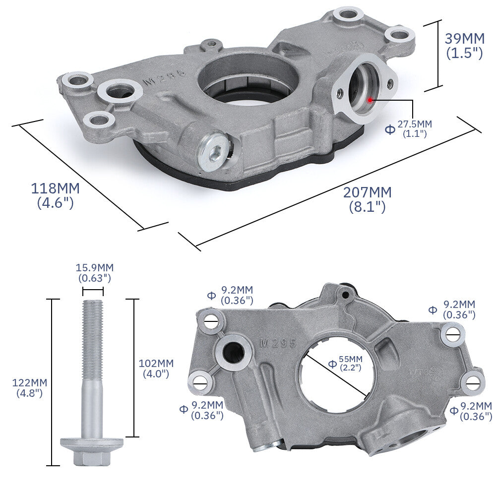 LS High Volume Oil Pump Change Kit W/Gaskets Balancer Bolt 4.8L 5.3L 5.7L 6.0L