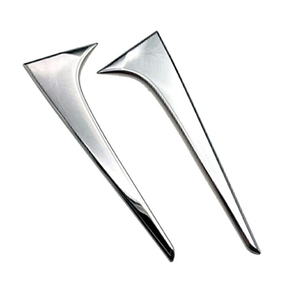 Chrome Rear Window Wing Side Cover Trim Fit for Lexus UX 200 250h 260h 2019-2021