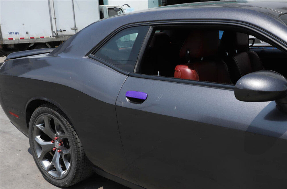 Purple ABS Side Door Handle Panel Cover for Dodge for Challenger 2012-23 Accessories