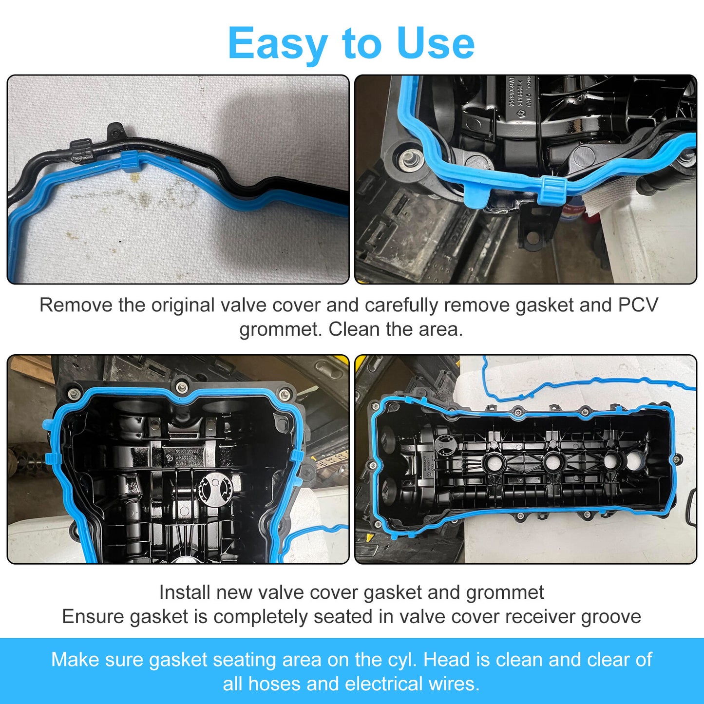 FOR 2011-16 3.6L for DODGE for CHALLENGER CHARGER ENGINE VALVE COVER GASKET KIT VS50805R