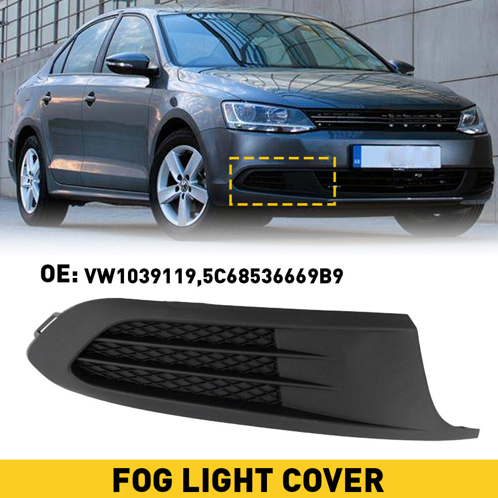 Front bumper fog light insert cover bezel passenger driver for for VW for Jetta 11-14 B- v