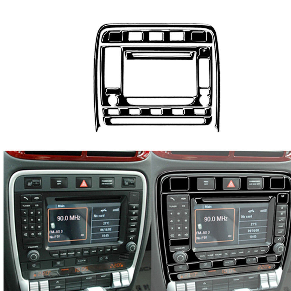2Pcs Carbon Fiber Front Door Door Panel Cover Trim for KIA Cadenza 2014-2016 v