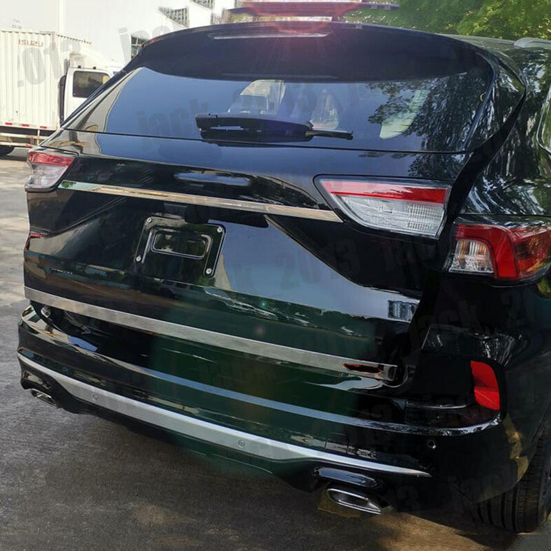 STAINLESS Rear Tailgate Door Trunk Lid Cover Trim for Ford Kuga Escape 2020-2024