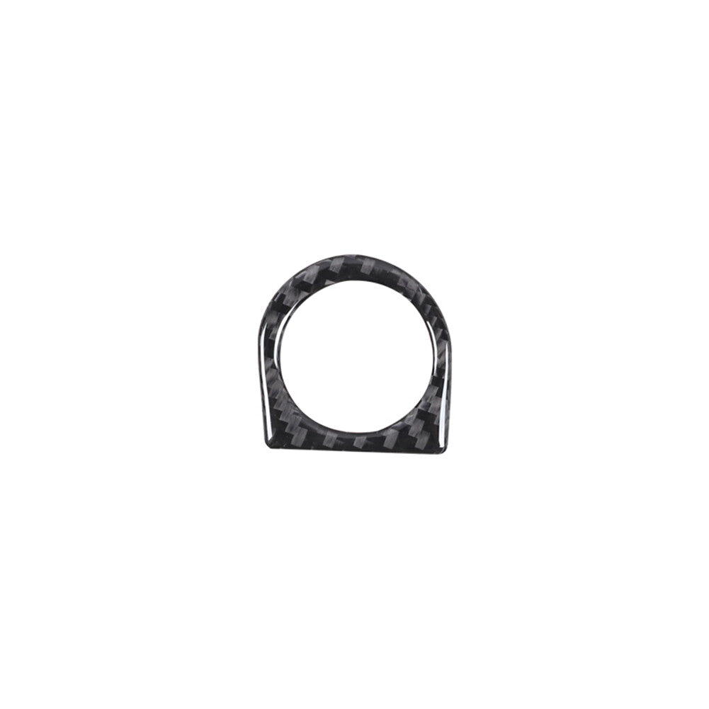 Carbon Fiber Interior Ignition Switch Cover Trim for Lincoln for Navigator 2007-2014