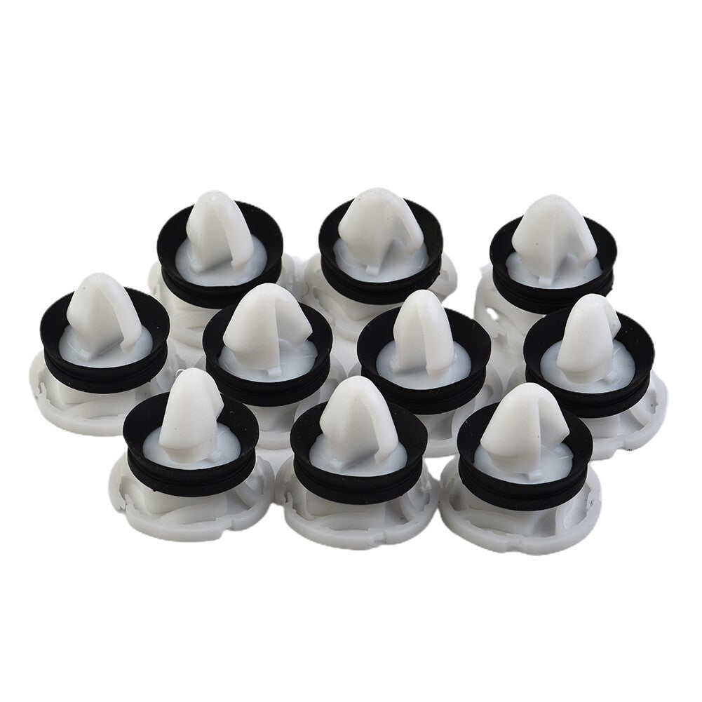 10-Pack Door Decorative Panel Mounting Clips, Nylon White, Suitable for (7703077476)