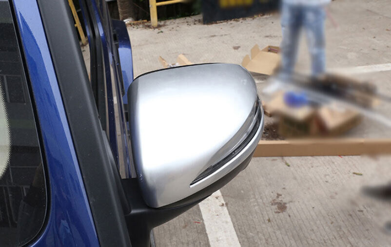 Cover Decor Trim ABS Side Rearview Mirror for Benz GLE GLS 2020-23 Matte Silver