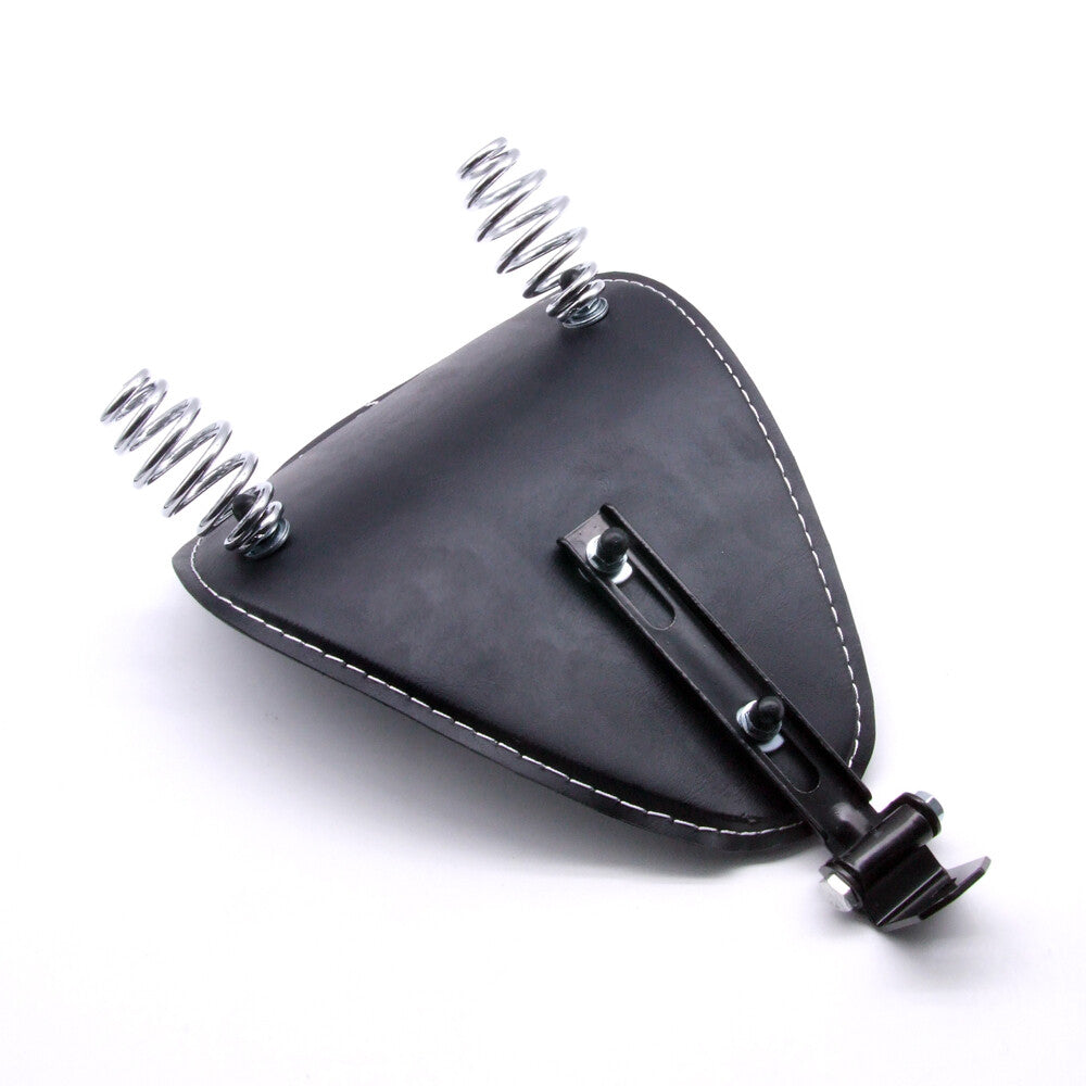 Motorcycle polyurethane synthetic leather single 3-inch motorcycle for seat with spring support suitable for Harley-Davidson