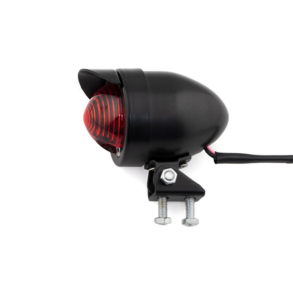 Metal for Mini Retro Fender Tail Brake Light for Harley Cafe Racer Bobber Custom Q