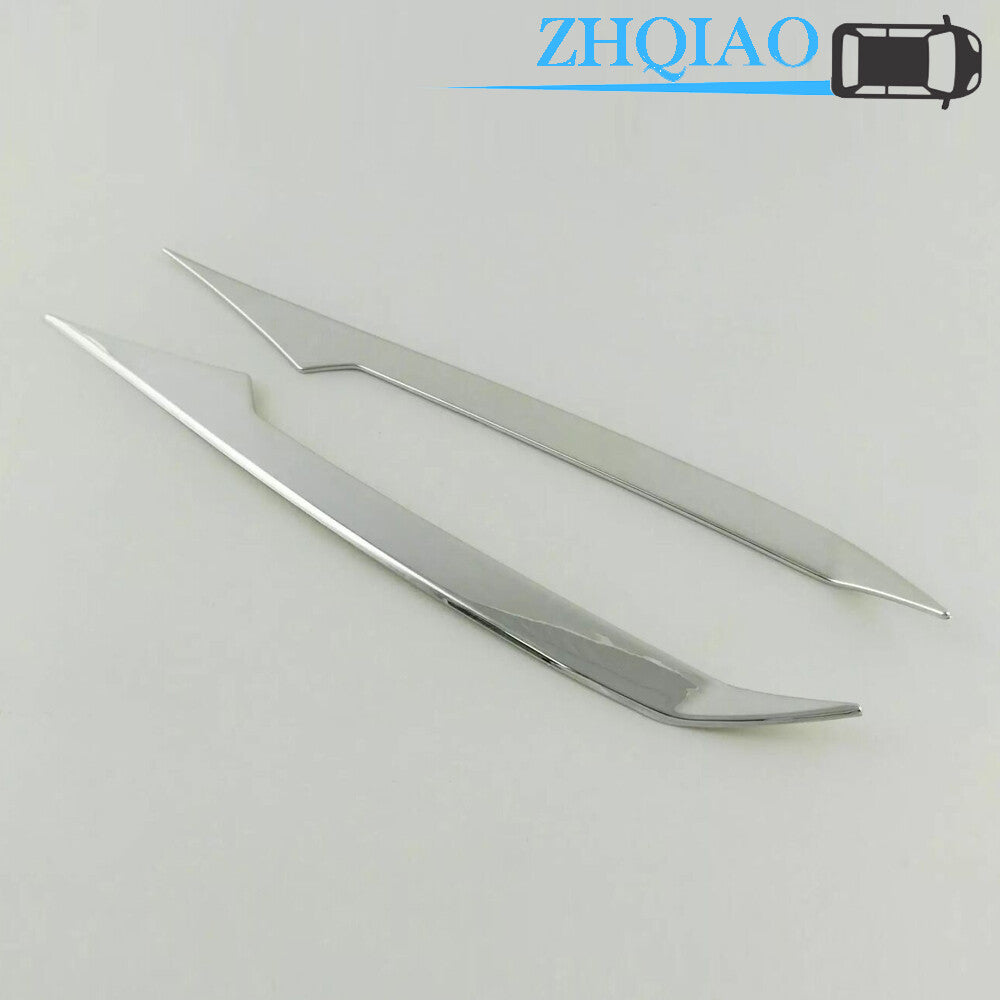 ABS Chrome Headlight Lamp Trim Cover Fits for Toyota RAV4 2016-2018