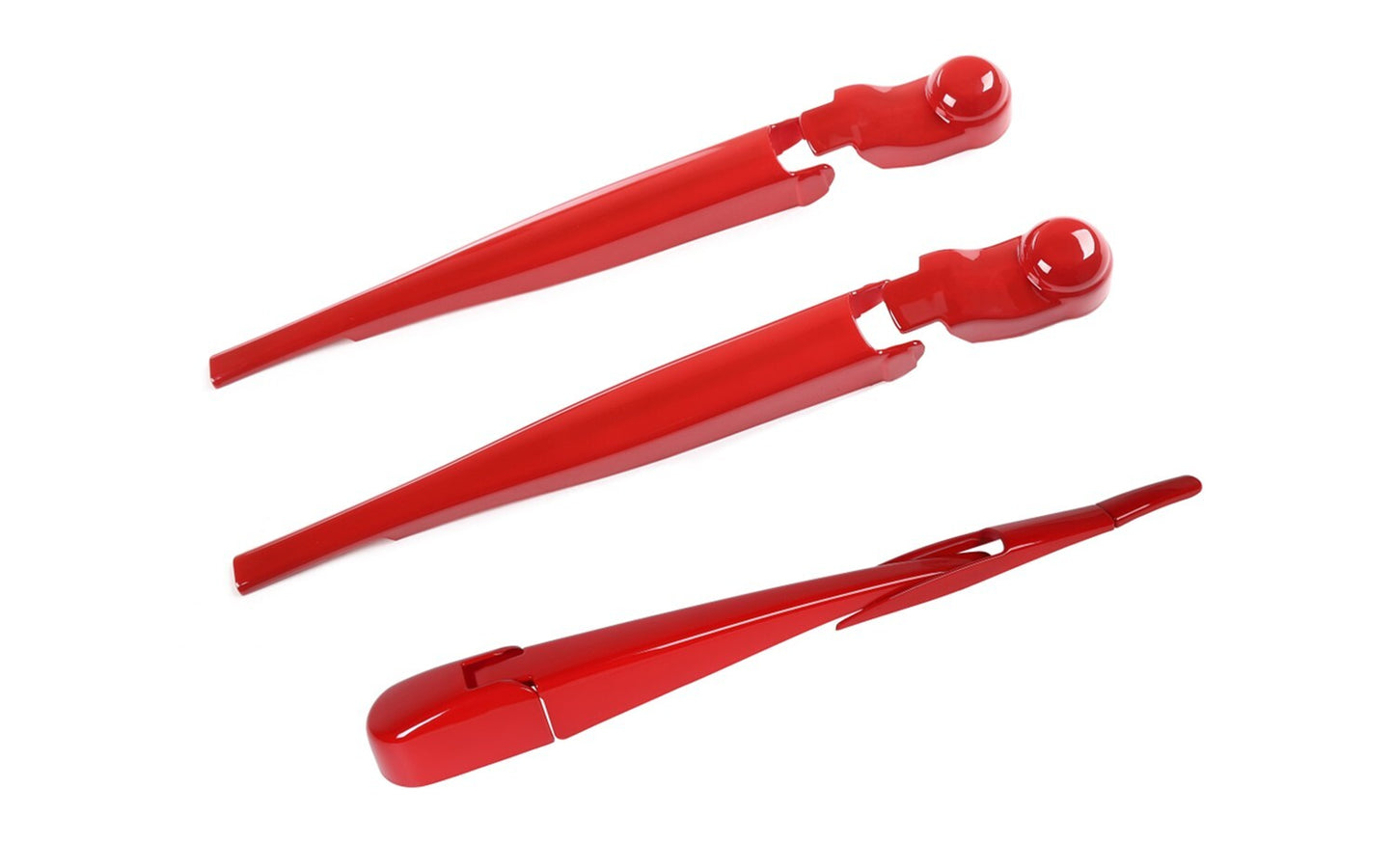 Front Window Windshield Wiper Blade Cover for Jeep for Wrangler JL Unlimited 18+ Red