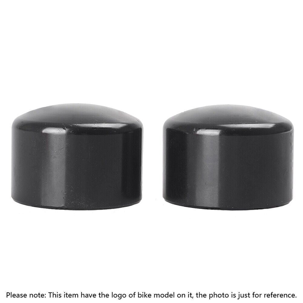 Front Axle Nut Covers kit Black Fit for Harley Electra Glide Street Glide Road King
