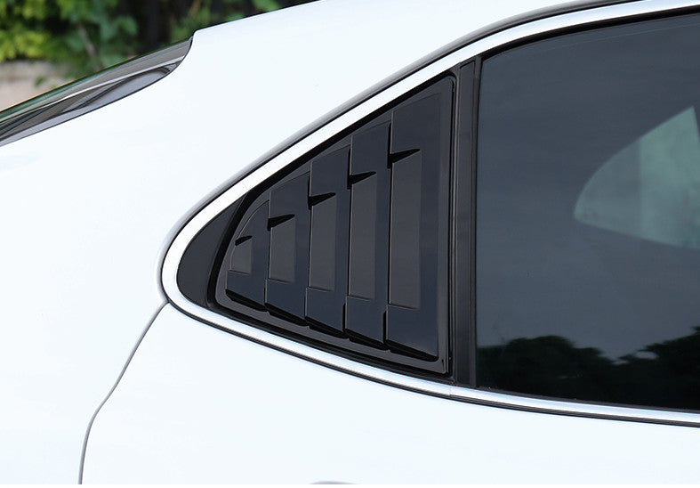 for Camry 2018-2023 Bright Black Vent Window Scoop Louver Trim 2pcs v