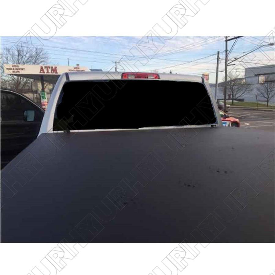 Full Black Window Perforated Decal Tint Graphic Stickerï¼?35x36cm)for Truck for SUV