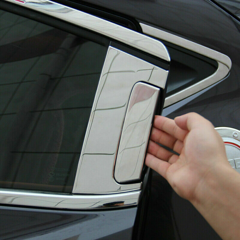 Chrome Window Pillar Posts Molding Cover Trim for Honda Vezel HR-V HRV 2016-2020