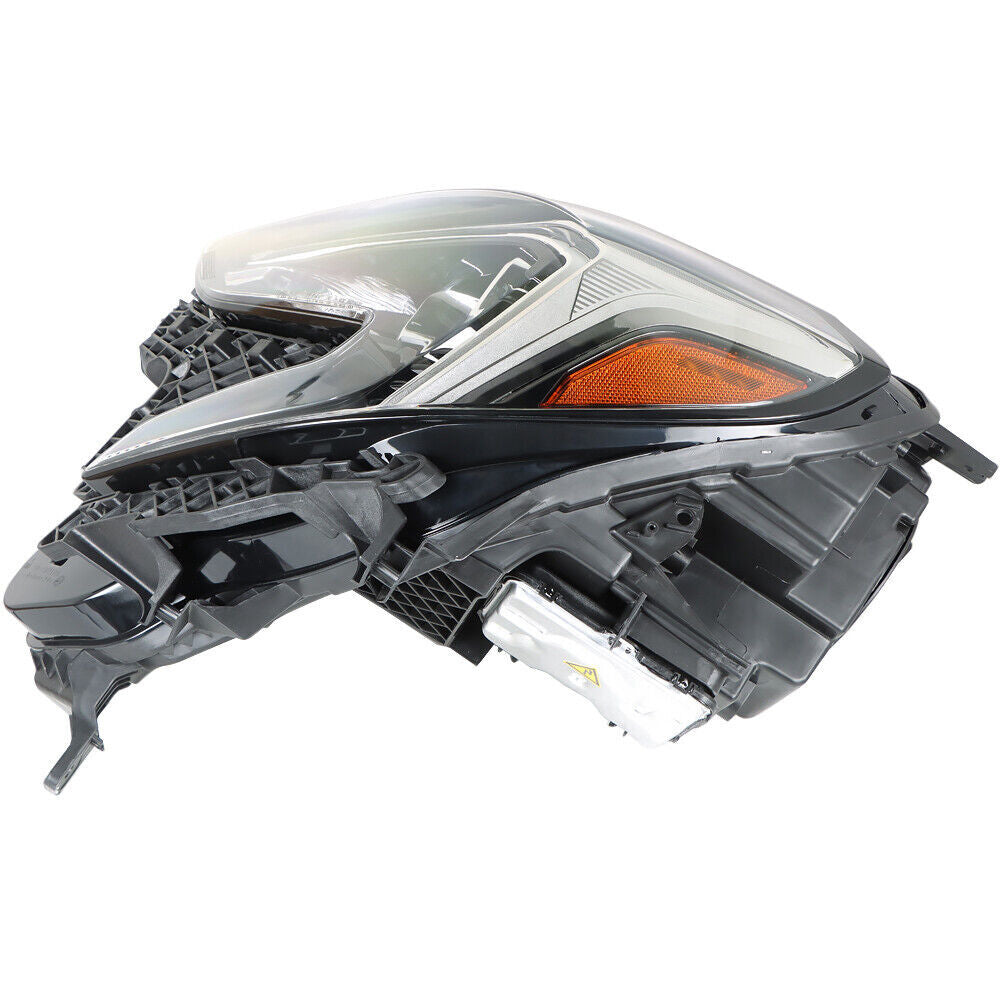 Left Headlights For 2018-2021 for GMC Terrain Headlamps Clear Xenon HID Chrome