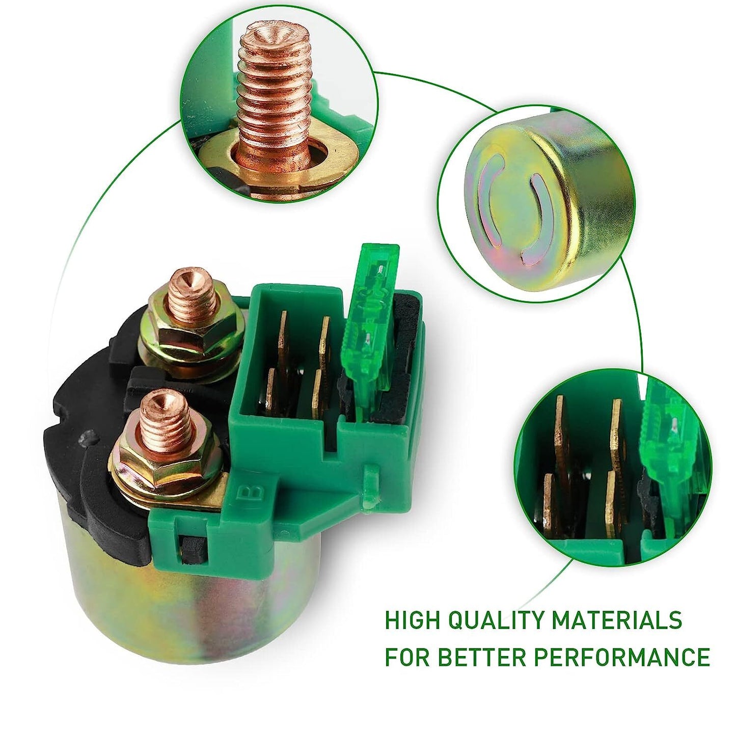Starter Solenoid Relay for Kawasaki BAYOU 220 KLF220A 1988-2002 99 2000 2001 ATV