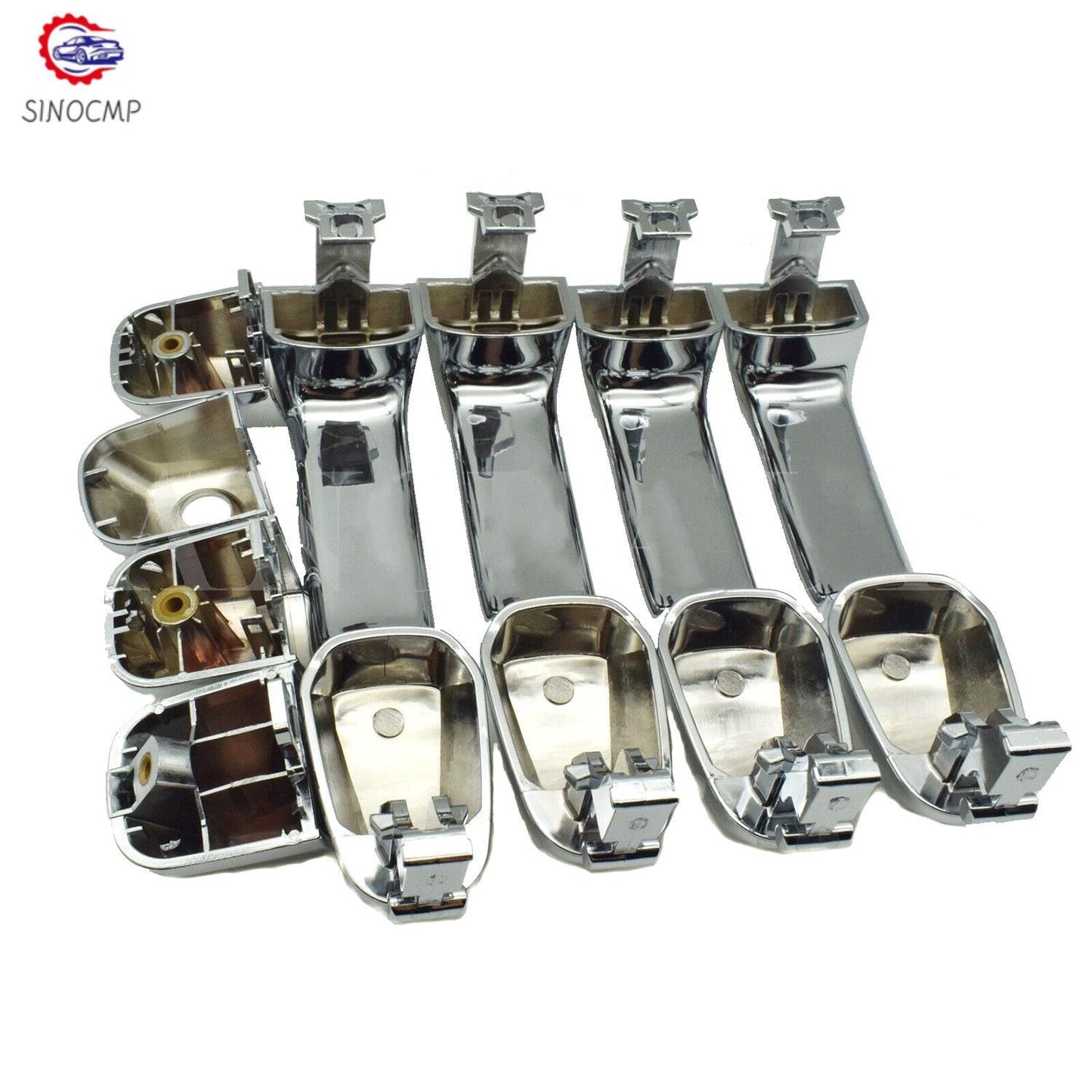 Chrome Front Rear Left Right Outside Door Handle 69211-60090 for 4Runner 2010-18