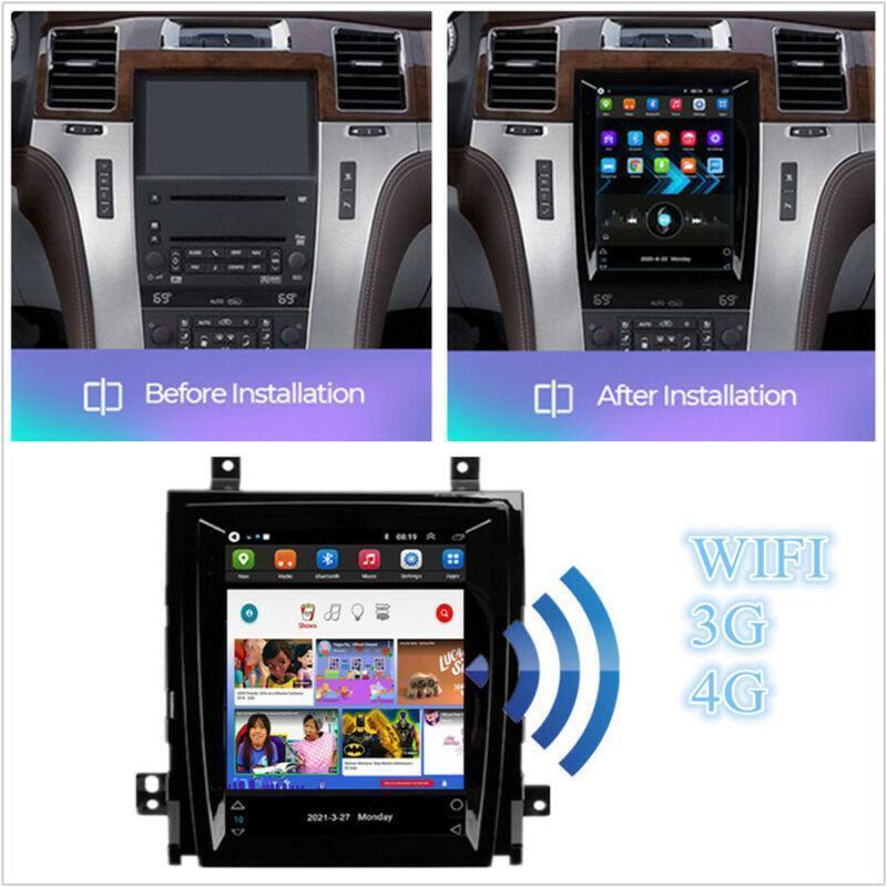 9.7 For 2007-14 for Cadillac for Escalade GPS Navi Car Stereo Radio WiFi BT DAB RDS FM
