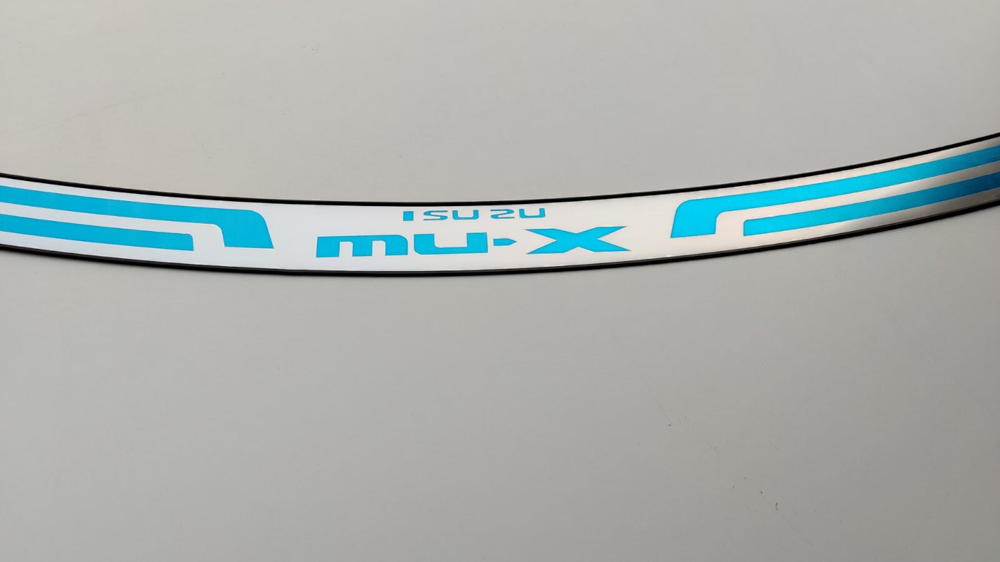 For 2024 for Isuzu MUX Accessories Car Rear Bumper Protector Scuff Plate Cover Parts